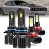 AYGZRUB For 2015-2020 Dodge Challenger light Bulbs, 9012 High Low