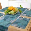 Ambesonne Floral Table Runner & Placemats, Abstract Clove Petals Digital