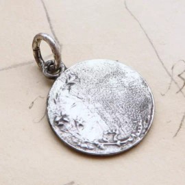 St Anne Medal - Sterling Silver Antique Replica