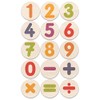 SUNNYSUE 766236 Numeral Calculator Wooden Stamp Primary School Calculation