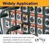 Mrosnail 60Pcs D Series Panel Screw & Nut Kit, Stainless