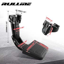 RULLINE Folding Rear Bed Step Compatible with Toyota Tacoma 2024-2025, Retractable Truck Bumper Step, Tailgate Bed Accessory Replacement for PT392-35920