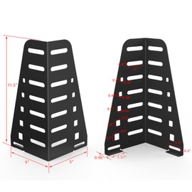 2 Pcs Headboard Brackets for Metal Bed Frame,Adjustable Headboard or Footboard Brackets Attach Headboard to Bed Frame,Compatible with 14,16,18inches Bed Frame