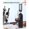CIRCLE JOY Electric Wine Aerator Pourer Rechargeable One-touch Wine Decanter