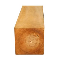 Squared Teak Post, 4" x 4" x 48" = 5.3 Board feet, Real Teak Wood
