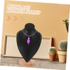 Ciieeo Necklace Display Holder Jewelry Organizer Wooden Stand Stable Base