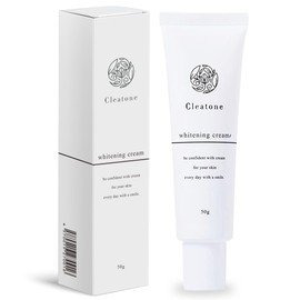 Skin Whitening Cream for Elbows, Armpits, Knees, and Delicate Areas, Face, Full Body Use, Quasi-Drug, 50g, Cleatone (1 Item)