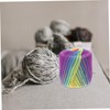 NUOBESTY 1 Roll Cotton Yarn Knitting Yarn Material Dyed for
