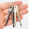 2 Sets Mini Screwdriver Key Ring Portable Keychain Screwdriver Screwdriver