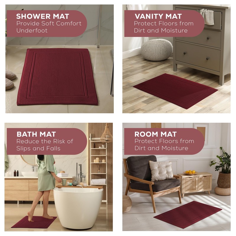 ALIBI Bath Mat Floor Towel| 1 Pack Super Soft &
