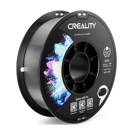 CREALITY PETG Filament 1.75mm 3D Printer Filament, 1kg (2.2lb) Neatly Wound Spool, Dimensional Accuracy ±0.03mm, 2024 Latest Batch, Fit for Ender, Bambu Lab, Anycubic,ELEGOO FDM Printers, Transparent