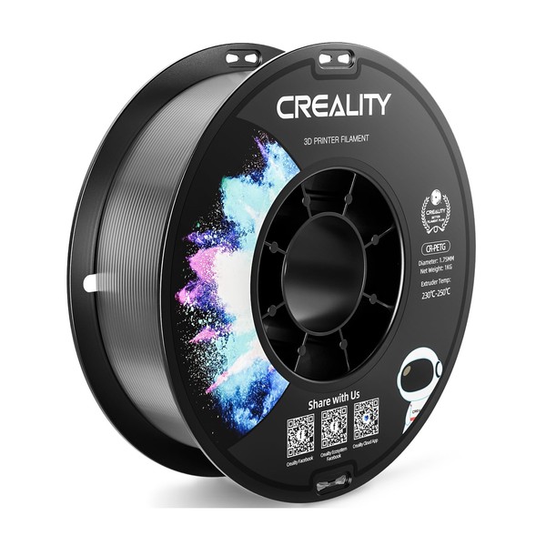 CREALITY PETG Filament 1.75mm 3D Printer Filament, 1kg (2.2lb) Neatly