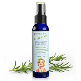 No Crap In It Rosemary Hair Growth Spray - Daily Tonic for Stronger, Thicker Hair - Promotes Hair Growth & Scalp Health with Rosemary & Argan Oil - 4oz