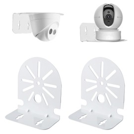 WiTi Solid Metal Wall Mount for IP Cameras Dome and Ball Wireless WiFi PT Cameras Bracket for Indoor Outdoor Security Systems Compatible with Ezivz, Tapo, etc