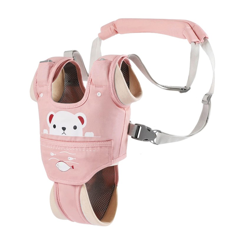 Ocanoiy Baby Walking Harness Handheld Baby Walker Assistant Belt Adjustable
