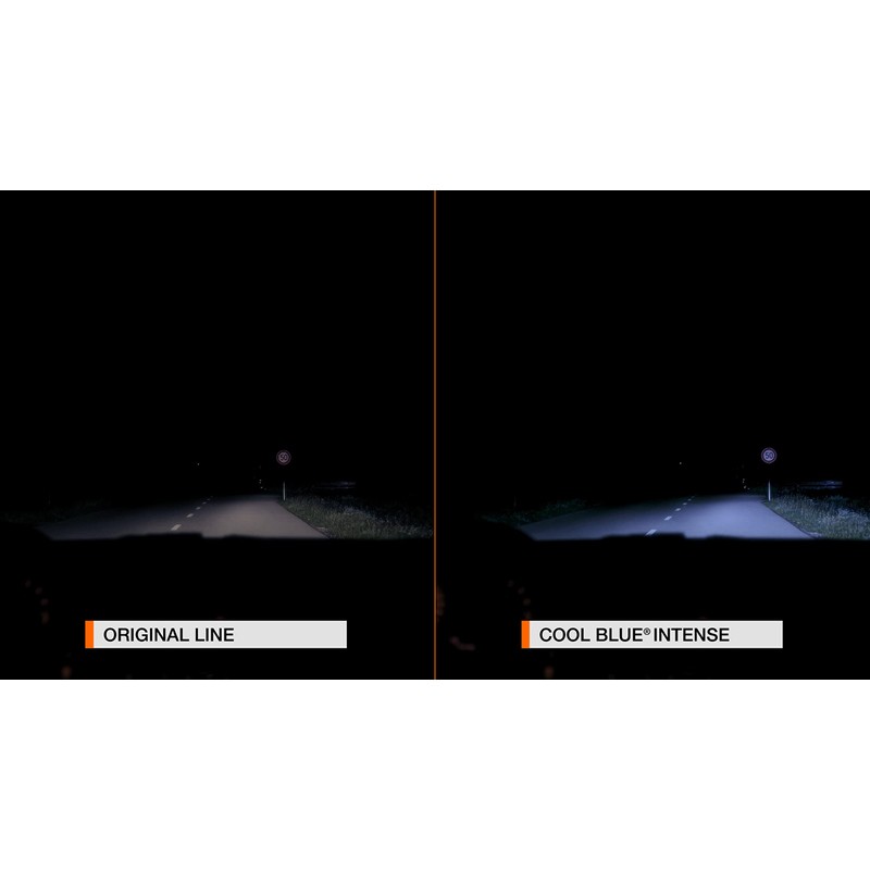 OSRAM COOL BLUE INTENSE H4, 100% más de brillo, hasta