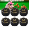 6pcs Pool Billiard Cue Tips 12mm Billiard Pool Cues Tips