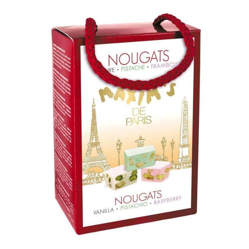 Maxim's de Paris Vanilla Pistachio And Raspberry Nougats Candies from