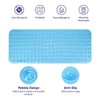 Ameha Shower Bath Mat Non Slip Anti Mould - Blue