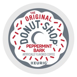 The Original Donut Shop Peppermint Bark, Flavored, Light Roast Coffee, 24 Count