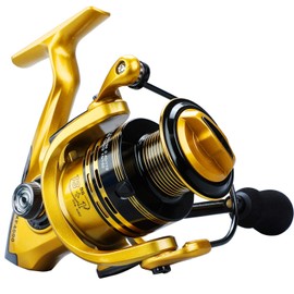 YONGZHI Fishing Reels,13+1BB Light Weight and Ultra Smooth Powerful Spinning Reels for Saltwater and Freshwater Fishing (Yellow 2000)