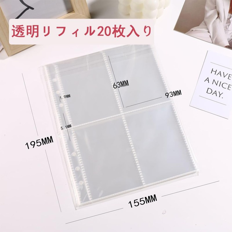 Sticker Album, A6 Binder for Girls, Fluffy Cute Animal Design,