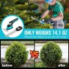 DURATECH 3-in-1 Handheld Electric Grass Trimmer & Hedge Shears for