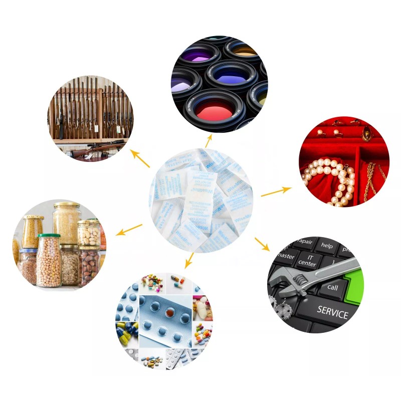 Wisesorb 5 Gram 1000 Pack Silica Gel Packets Color Indicating