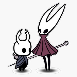 MAGNET Hollow Knight Magnet Bumper Sticker Car Magnet Flexible Reuseable Magnetic Vinyl 5"