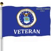 Air Force Emblem Veteran Flags 3x5 Outdoor Double Sided- Military