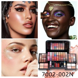 Professional Makeup Set,MKNZOME Make Up Set With Make-up Bag Portable Travel Makeup Kit Birthday Xmas Makeup Gift Set Eyeshadow Palette Foudation Concealer for Women Girls