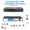 Fuers H.265+ 5MP 8 Channel CCTV DVR Recorder with 500G