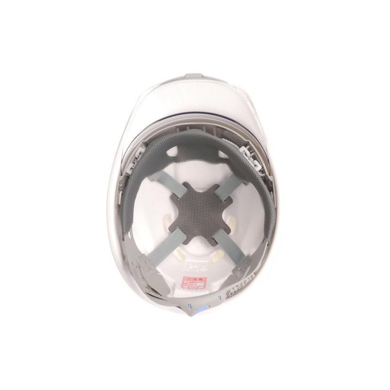 Tanizawa 0162-SD-Y2-J Large Shield Surface Helmet with Fluted Yellow