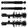Front and Rear Complete Struts Assembly Shock Absorbers w/Coil Spring