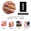 MISUD Press on Nails - Medium Almond Fake Nails with