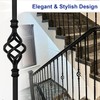 Sidasu 10 Pack Iron Balusters for Staircase Stair Spindles Hollow