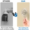 FIBOUND 6 Packs Suction Cup Hooks, Wall Suction Cups, Christmas