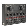Live Sound Card with Built in Microphone Clear Recording Portable