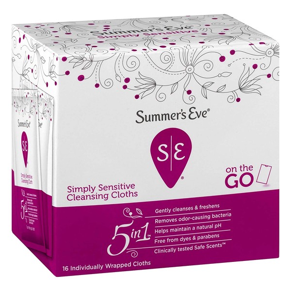 Summer's Eve Feminine Care Products (Cleansing Cloths) (Pack of 10)