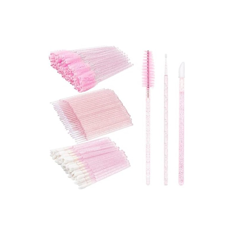 200 Piezas Kit de Suministros de Extensión de Pestañas, Cepillos