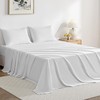 JELLYMONI Fitted Sheet King Cotton White 1pc Easy-Fit 16 Inch