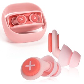 Ear Plugs,Noise Cancelling Ear Plugs for Sleeping, Swimming, Studying, Working, Concert Ear Plugs with 3-Layer Noise Reduction (Y-Pink)