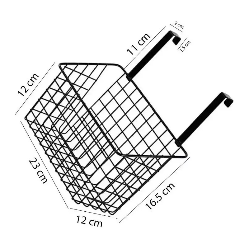 Clicmania Canasta Organizadora Colgante Multiusos Almacen Puerta Hogar