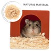 BUGUUYO Natural Wood Shavings for Small Pets Bunny Bedding Water