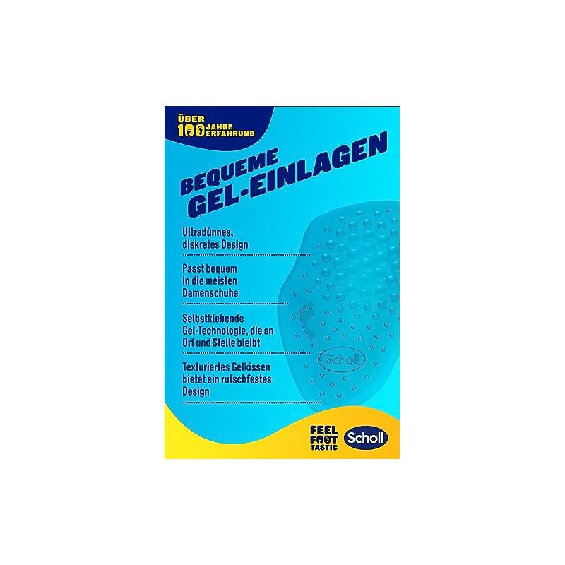 Scholl Party Feet Bunion Pads with Gel Active Technology 3050238