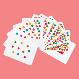 Hungry Brain Colorful Dots Numbers Flash Cards – Early Math Learning Kit for Kids, Number Recognition, Counting, Addition, Subtraction & Multiplication, Educational Toy for Toddlers & Preschoolers