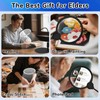 30X 10X Large Floor Magnifying Glass with Light and Stand,