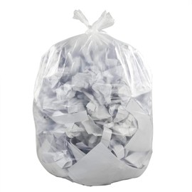 Yubine 30 Gallon Large Plastic Trash Bags, Clear Garbage Bag, Lawn and Leaf Bags, 70 Counts