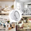 Plastic Round Ceiling Vent, 150mm - 6 inch Air Vent