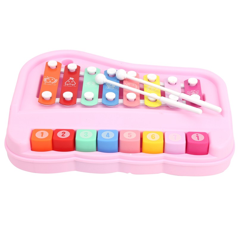 Baby Piano 8 Scale Children Xylophone Music Educational Learning Kids